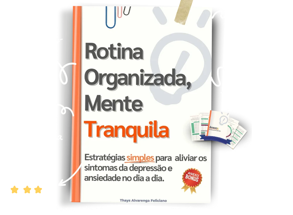 Imagem e-book Rotina Organizada, Mente Tranquila